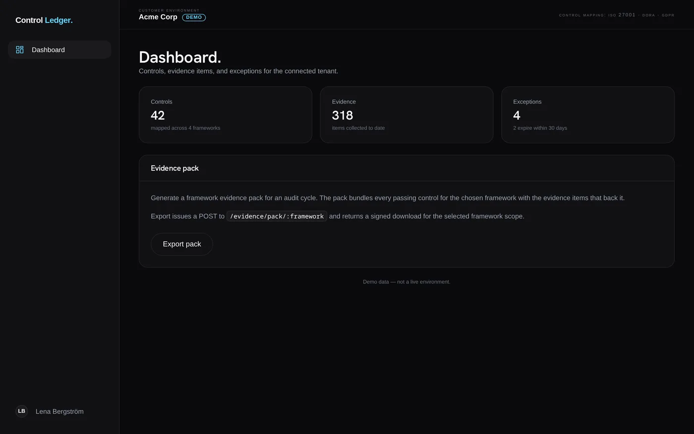 Control Ledger — Microsoft control records for cloud governance